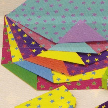 Origami Papier Set Sternen Punkte
