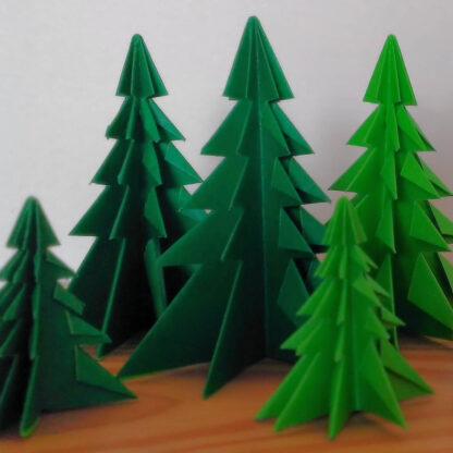 Origami Bäume